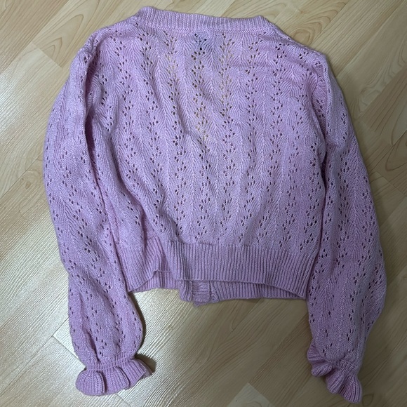 Princess Polly LYRIC CROPPED CARDIGAN PINK XS/S - Picture 6 of 7